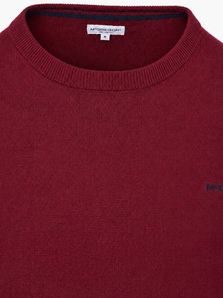 McGregor Jumper Cotton Cashmere Burgundy