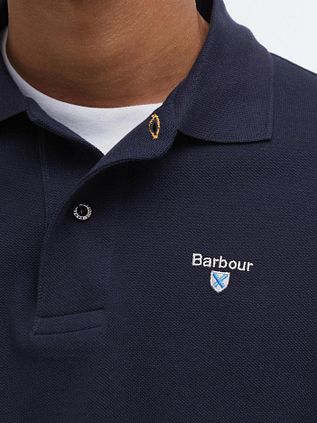 Barbour Pikétröja Mörkblå