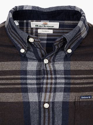 Barbour Dovedale Shirt Checked Brown