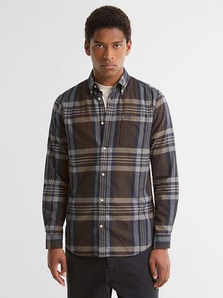 Barbour Dovedale Hemd Checked Braun