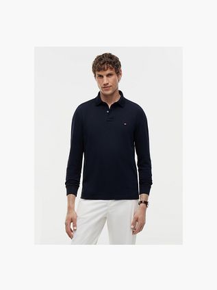 Tommy Hilfiger Longsleeve Polo Bleu marine