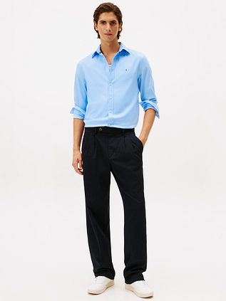 Tommy Hilfiger Flannel Shirt Light Blue