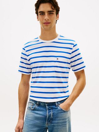 Tommy Hilfiger T-shirt Stripes Blue