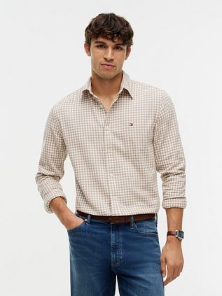 Tommy Hilfiger Chemise Flanelle Beige