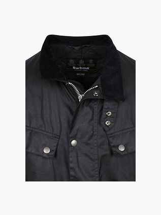 Barbour International Duke Wax Coat Noir