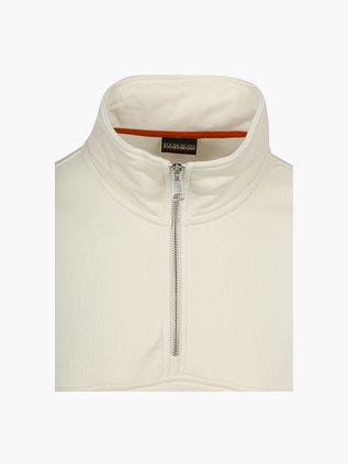 Napapijri Half-Zip Sweater Off White