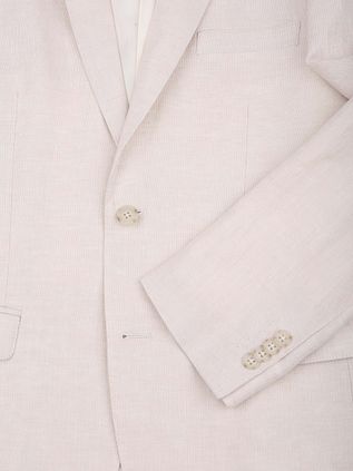 Suitable Blazer Linnen Panama Ecru