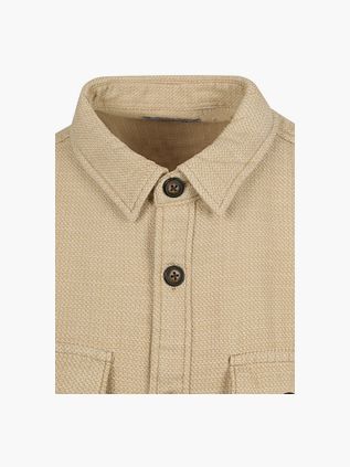 Suitable Overshirt Structure Beige
