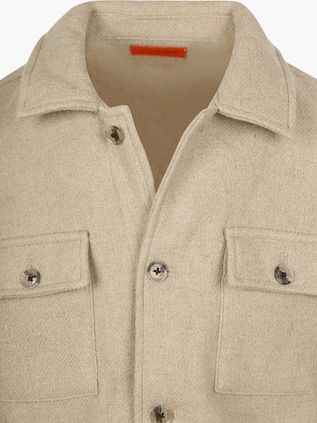 Suitable Overshirt Wool Blend Beige