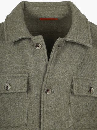 Suitable Overshirt Wool Blend Green