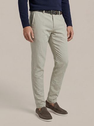 Suitable Chino Pico Leinen Beige