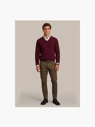 Steppin' Out Chino Newbury Heavy Twill Brown