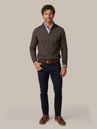 Steppin' Out Hose 5-Taschen Johnson Waffle Navy