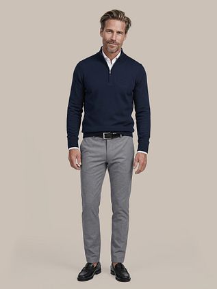 Suitable Chino Pico Flannel Grey