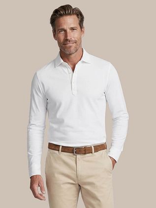 Suitable Camicia Polo Shirt White
