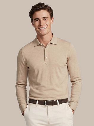 Suitable Camicia Polo Shirt Beige