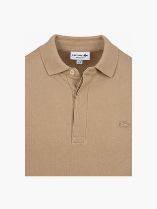 Lacoste Longsleeve Poloshirt Piqué Beige