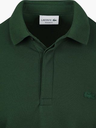 Lacoste Longsleeve Polo Shirt Piqué Dark Green