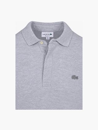 Lacoste Longsleeve Poloshirt Piqué Hellgrau