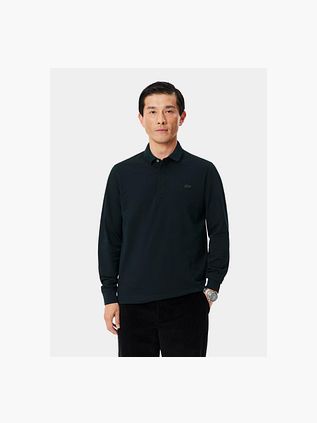 Lacoste Longsleeve Polo Piqué vert foncé
