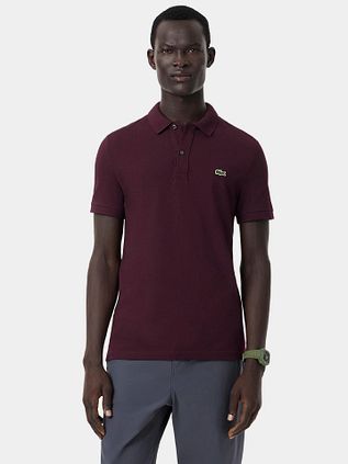 Lacoste Poloshirt Pique Aubergine