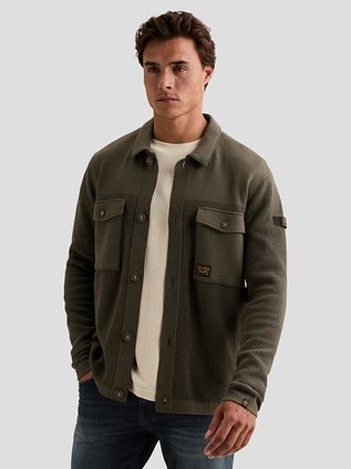 PME Legend Gilet Mixed Textures Beluga Vert