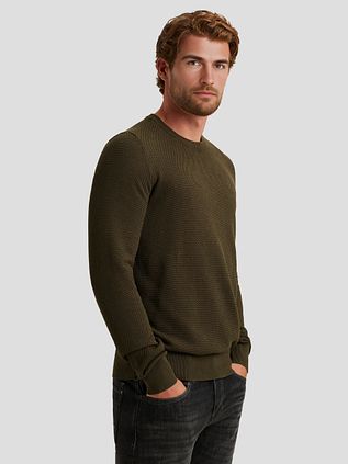 PME Legend Structure Pullover Beluga Grün