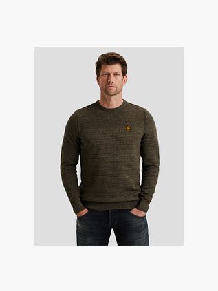 PME Legend Mouliné Structure Trøje Dusky Grøn