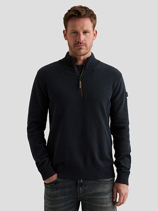 PME Legend Half Zip Jersey Chenille Azul marino