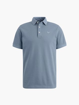 PME Legend Poloshirt Garment Dye Piquete Blå