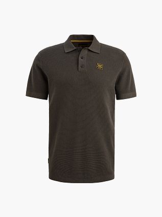 PME Legend Poloshirt Knitted Structure Vert