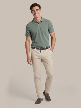 Suitable Polo Shirt MEL Pique Green