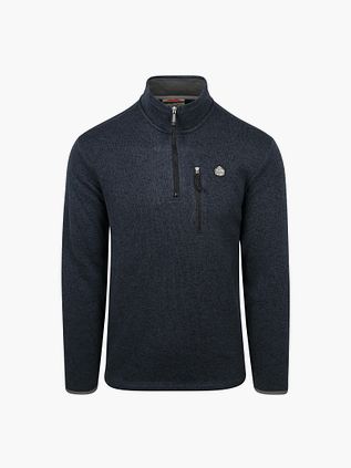 Polarowy pulower Superdry z półzamkiem w kolorze granatowym