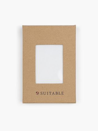 Suitable Silketaske Hvid