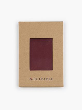 Suitable Silketaske Burgundy