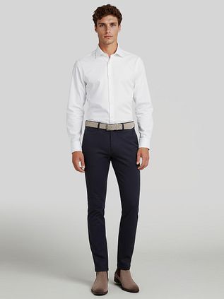 Profuomo Shirt Cutaway Double Cuff White