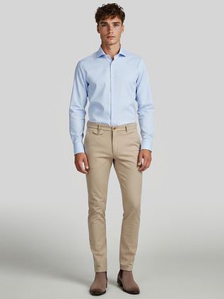 Profuomo Hadleighs Royal Twill Shirt No6 Blue