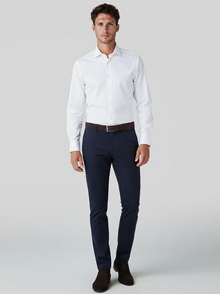 Profuomo Tuxedo Shirt White