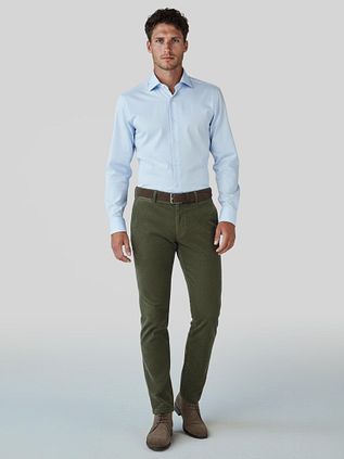 Profuomo Sky Blue Travel Shirt Blue