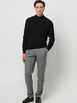 Profuomo Pull Turtleneck Merino Noir