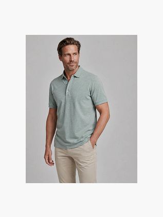 Profuomo Piqué Poloshirt Melange Grøn