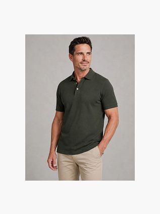 Profuomo Piqué Poloshirt Army