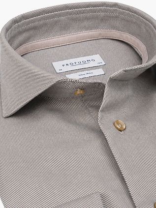 Profuomo Heavy Twill Chemise Vert