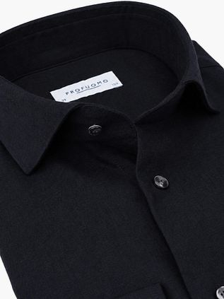 Profuomo Chemise Brushed Twill Navy