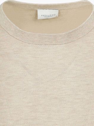 Profuomo Pullover Structure Beige
