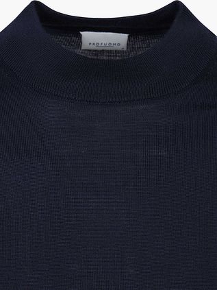 Profuomo Turtleneck Trui Merinowol Navy