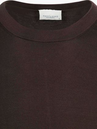 Profuomo T-Shirt Knitted Brown
