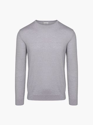 Profuomo Pullover Merino Wool Grey