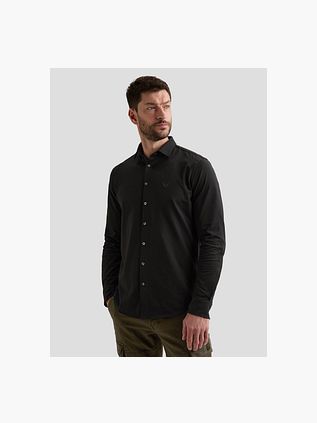 PME Legend Satin Jersey Skjorte Svart