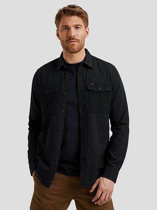 PME Legend Overshirt Quilt Poplin Navy